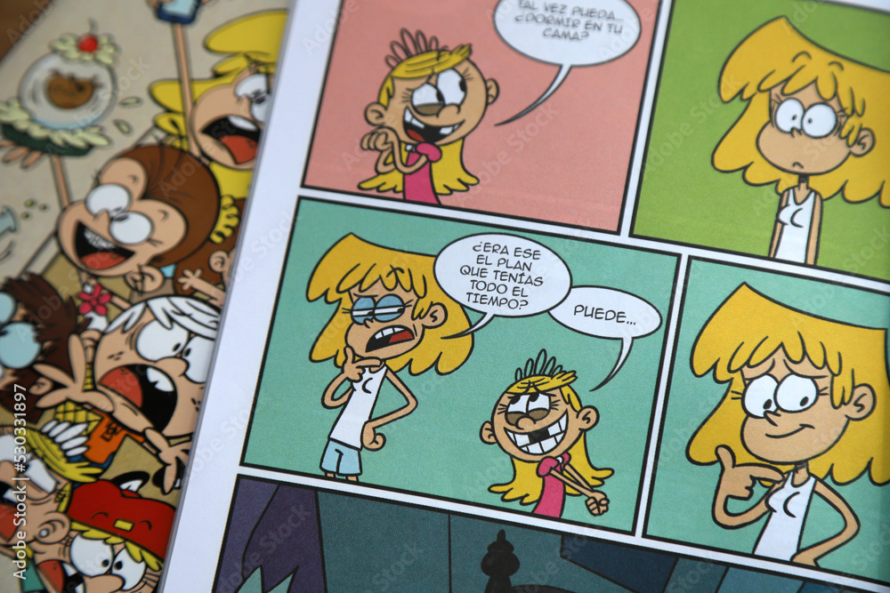 Comic Book From The Television Series The Loud House Lincoln And His Comic Book From The Television Series The Loud House Lincoln And His