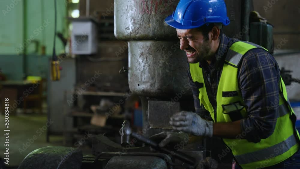 the worker gets injured while working in the factory the worker gets injured while working in the factory