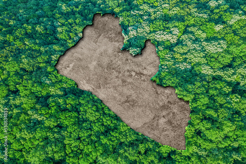 Sustainable habitat Map of Liberia