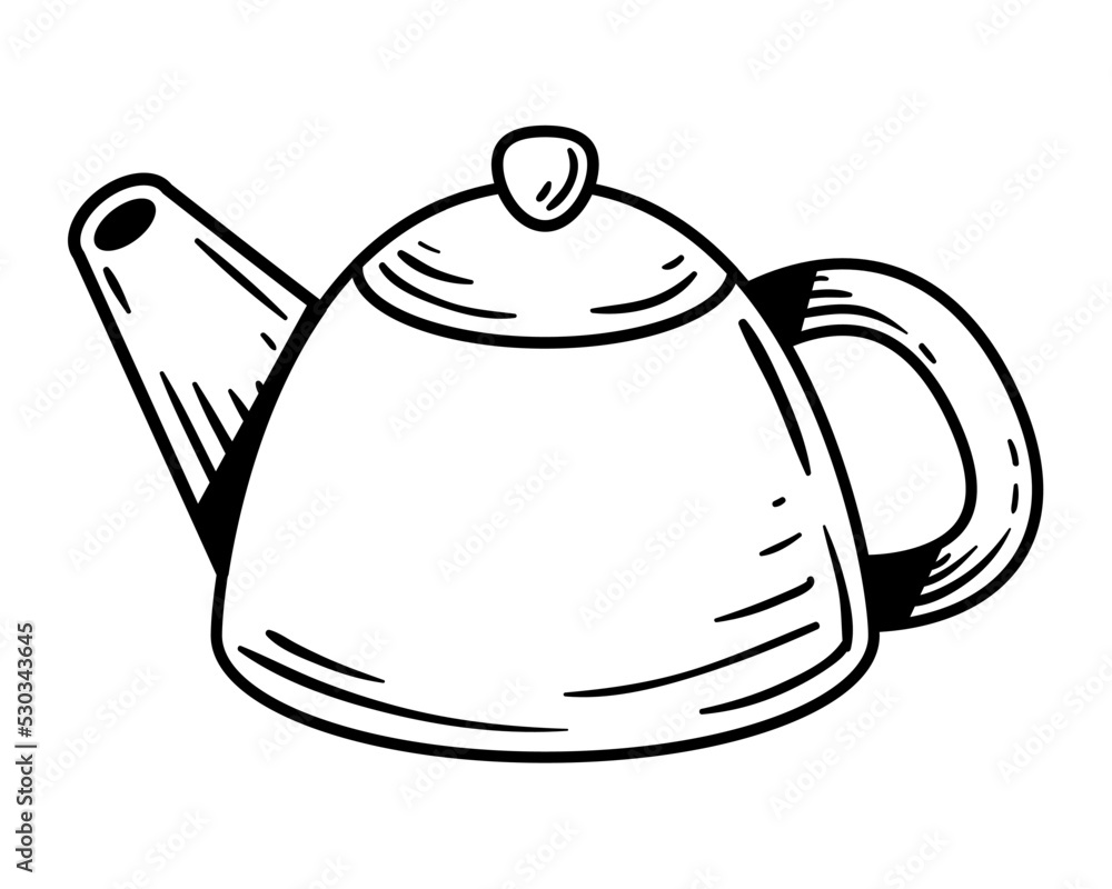 Obraz premium teapot kitchen icon