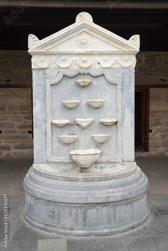 Fountain in Mevlana Museum  Konya  Turkiye