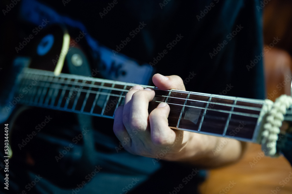 man playing guitar man playing guitar