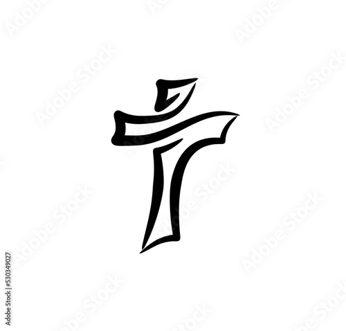 IHS GOLD EMBROIDERY FOR LITURGICAL CLOTHES AND SACRED CEREMONIES. SACRED CATHOLIC SYMBOLS IN ANCIENT STYLE WITH GOLDEN DECORATIONS
