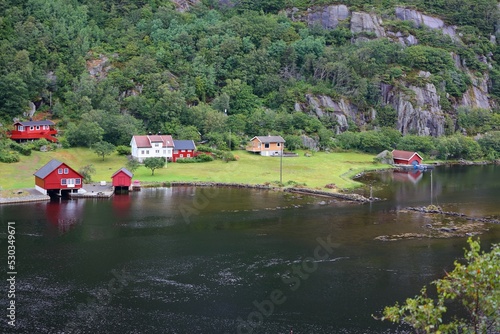Agder, Norway - fishing town photo