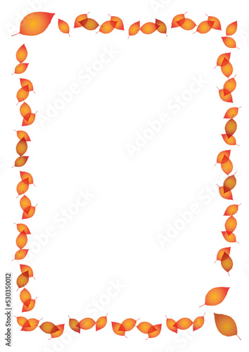 frame_fallen leaves_가을, 낙엽 프레임-02