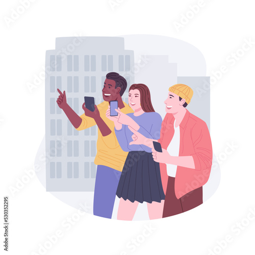 Complete tasks isolated cartoon vector illustrations.