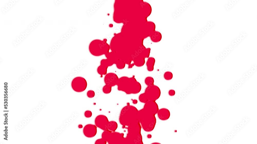 Red liquid and splashes spots on white gradient, motion abstract business and corporate style background Red liquid and splashes spots on white gradient, motion abstract business and corporate style background