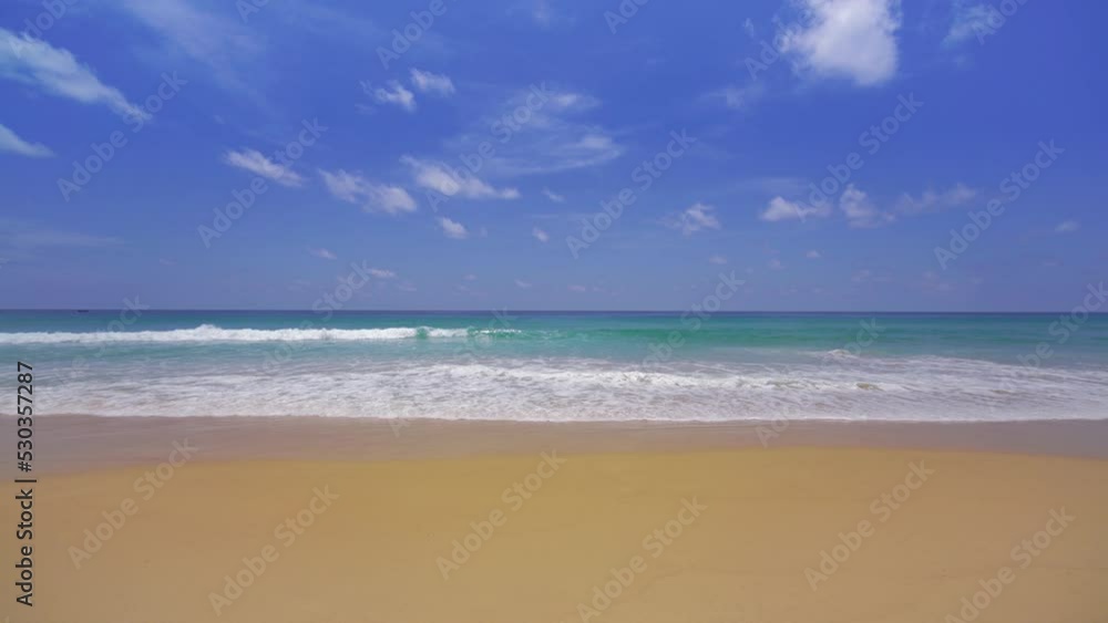 Nature landscape Nobody Beach sea summer Landscape view beach seascape blue ocean blue sky background 