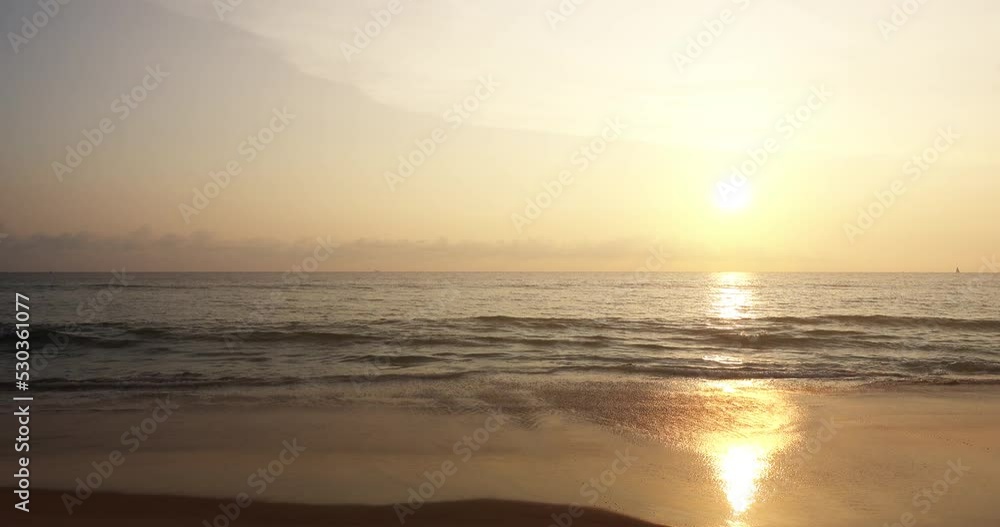 Nature video beautiful Sunset Dramatic sky background tropical beach sea. Phuket Thailand beautiful tropical beach with a sunset sky. Beautiful Phuket beach in Andaman sea. Nature video 4K Nature video beautiful Sunset Dramatic sky background tropical beach sea. Phuket Thailand beautiful tropical beach with a sunset sky. Beautiful Phuket beach in Andaman sea. Nature video 4K