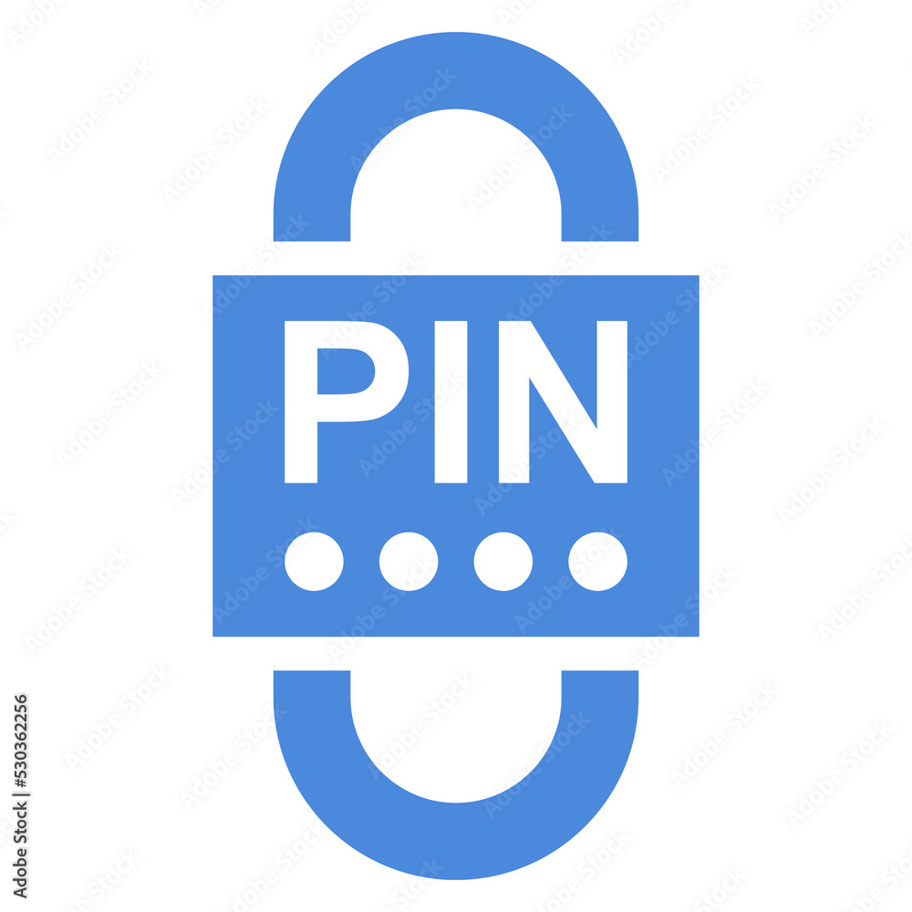Password secret icon. Pin Code lock vector illustration Password secret icon. Pin Code lock vector illustration