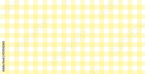 Cute yellow plaid kawaii background vector illustration.