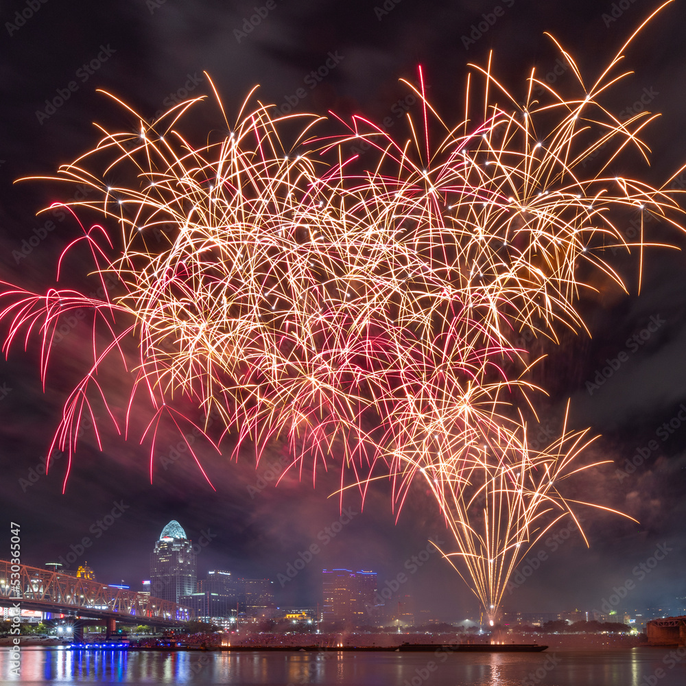 The 2022 Western & Southern/WEBN Fireworks displayed an explosive and