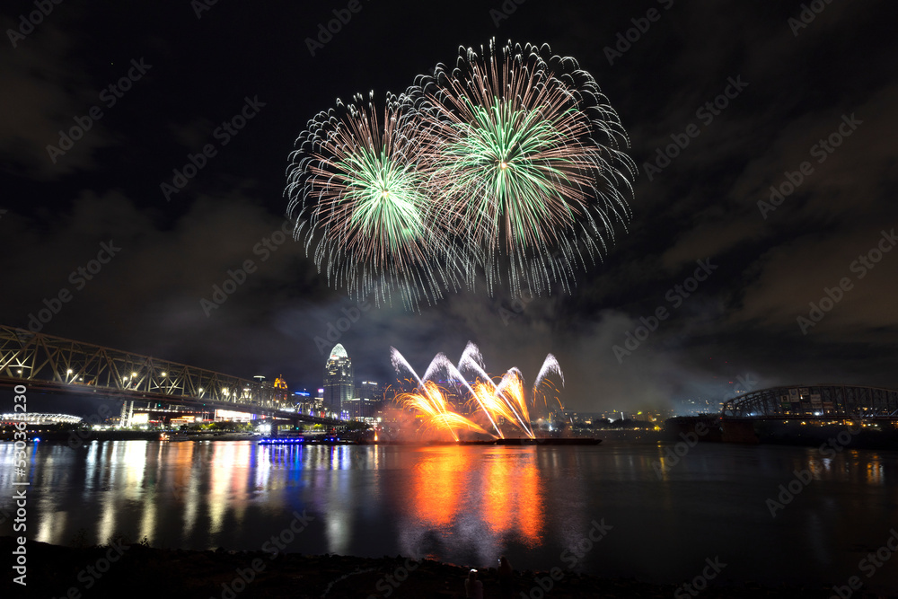 The 2022 Western & Southern/WEBN Fireworks displayed an explosive and