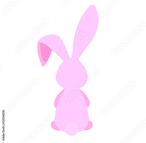 Rabbit cartoon image background. Bunny cartoon image background