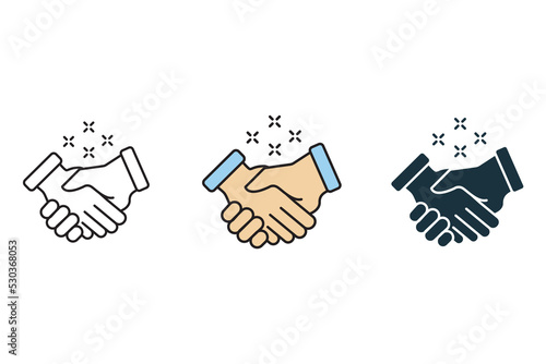 goodwill icons  symbol vector elements for infographic web
