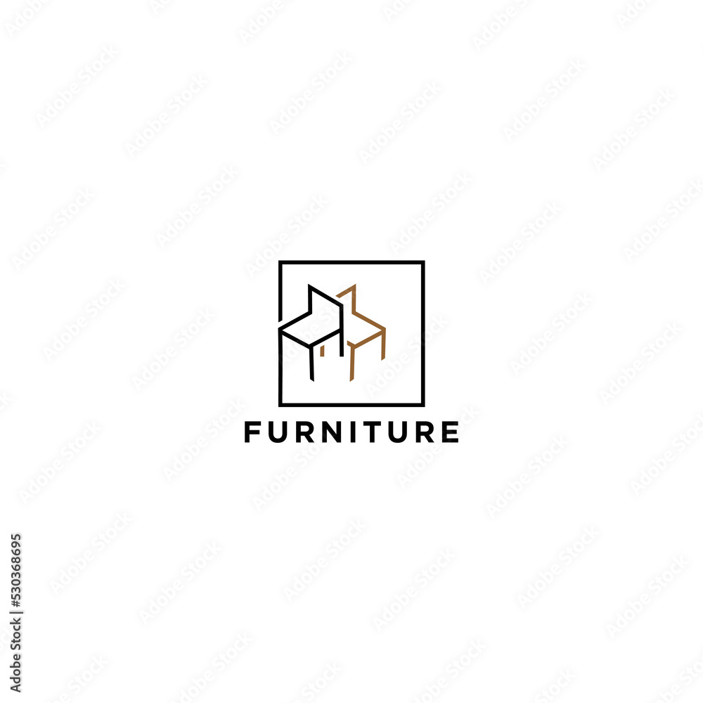 chair design for furniture logo vector chair design for furniture logo vector