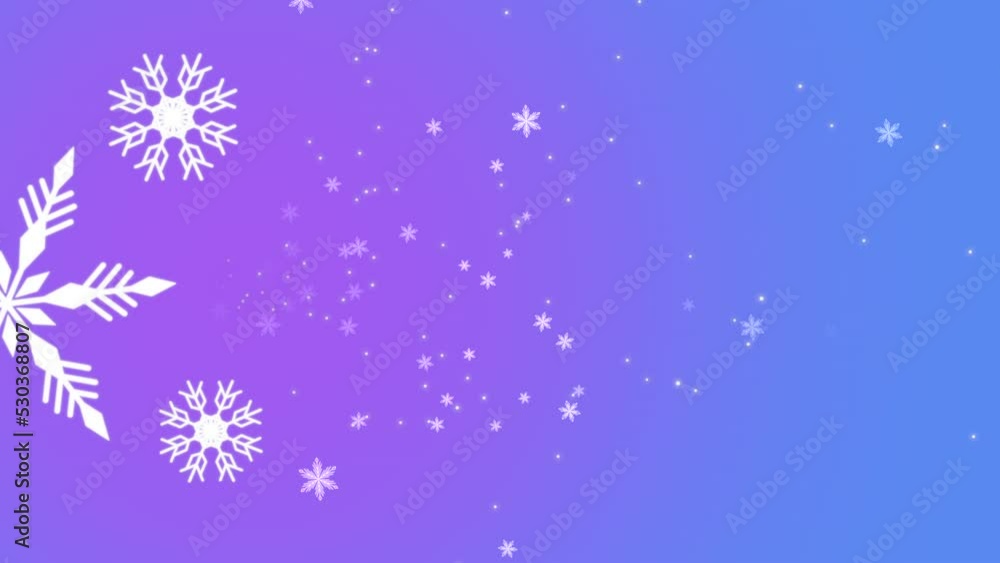 Falling snowflakes and glitters on shiny gradient, holidays and winter style background for Happy New Year and Merry Christmas Falling snowflakes and glitters on shiny gradient, holidays and winter style background for Happy New Year and Merry Christmas