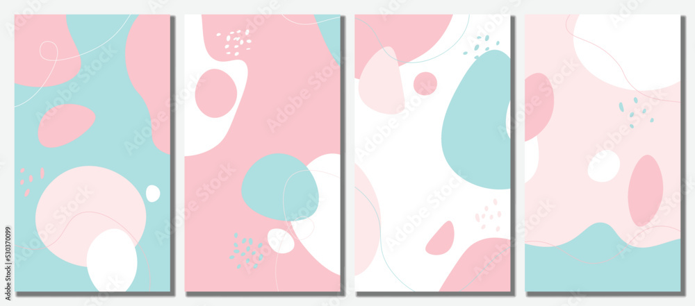 Minimalist abstract hand drawn set background. Minimalist abstract hand drawn set background.