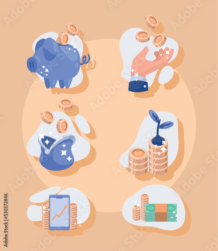 icons, money income