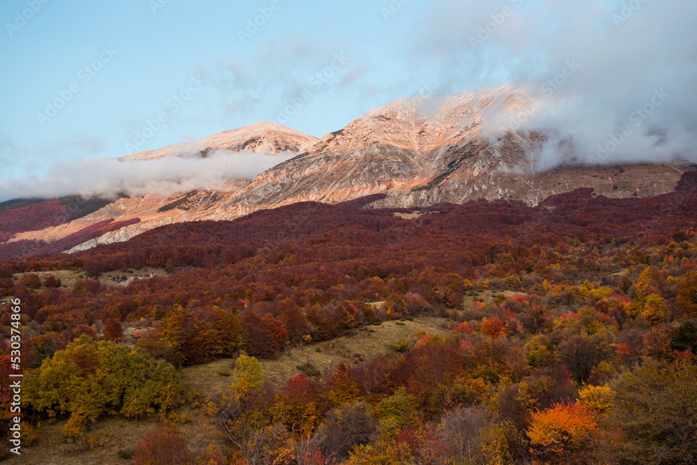 Fototapeta premium mountain landscape in autumn