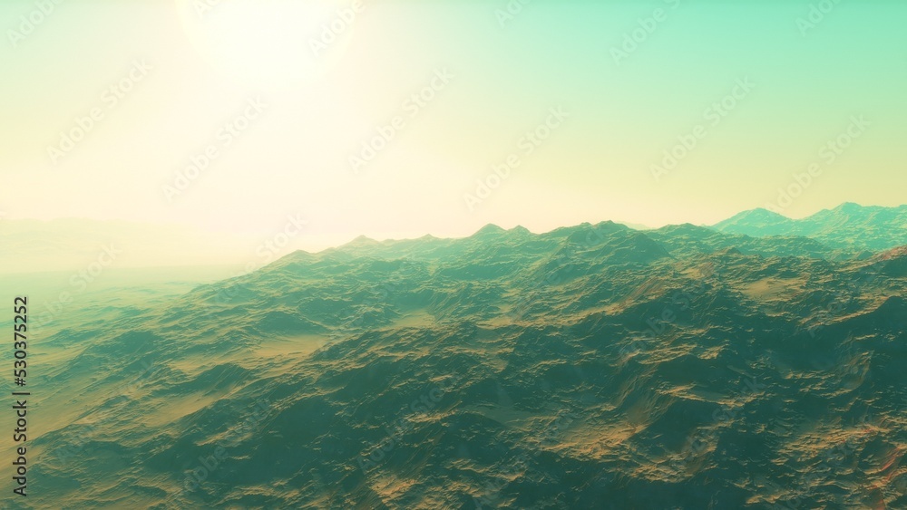 Fototapeta premium alien planet