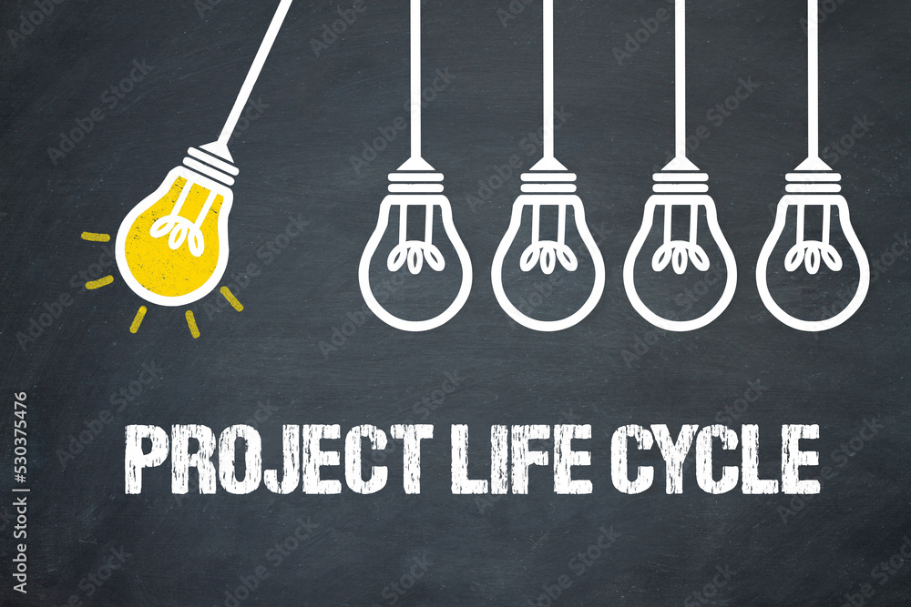 Fototapeta premium project life cycle 