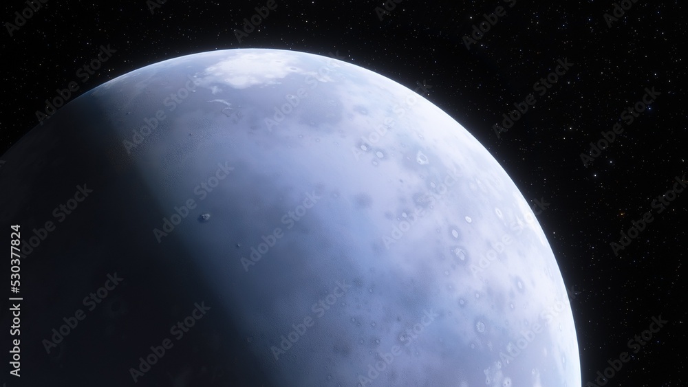 super-earth planet, realistic exoplanet, planet suitable for colonization, earth-like planet in far space, planets background 3d render
super-earth planet, realistic exoplanet, planet suitable for colonization, earth-like planet in far space, planets background 3d render