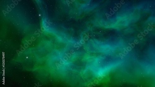 Space nebula  for use with projects on science  research  and education. Illustration 