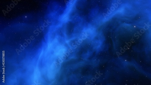 Space nebula  for use with projects on science  research  and education. Illustration 