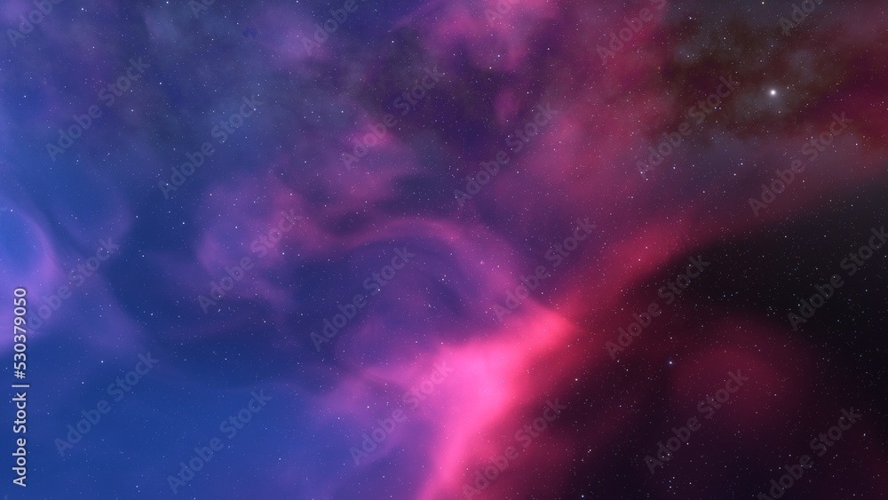 Fototapeta premium Night sky - Universe filled with stars, nebula and galaxy 