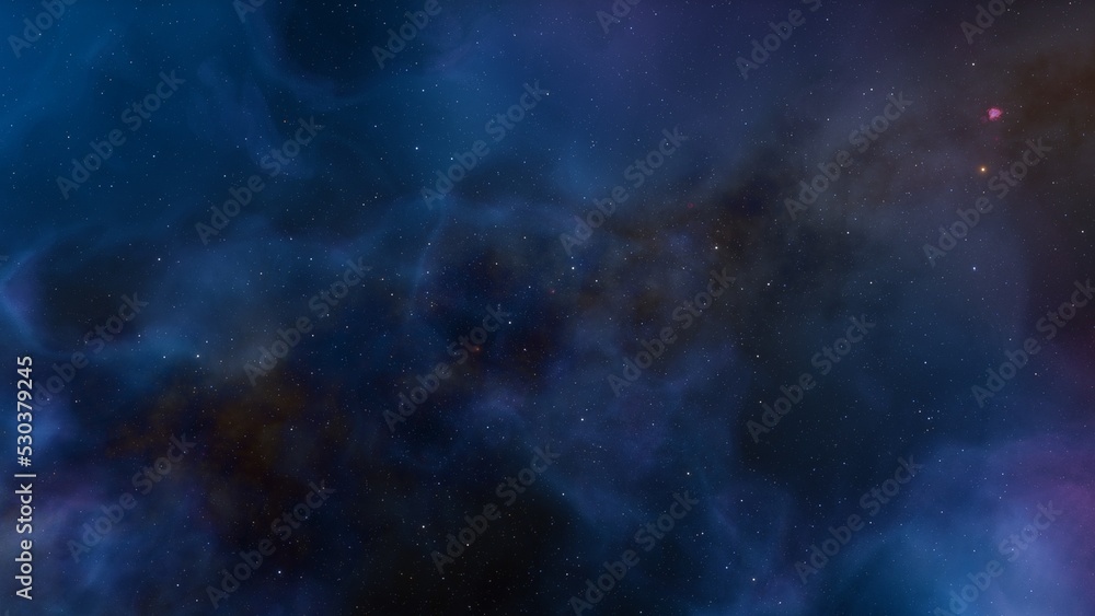 bright nebula, nebula in space, majestic red-purple nebula, beautiful space background 3D render
