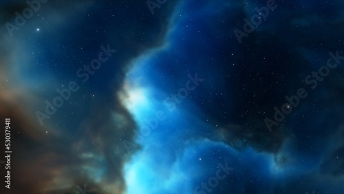 Space of night sky with cloud and stars © ANDREI