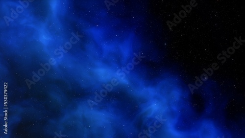 Space of night sky with cloud and stars 