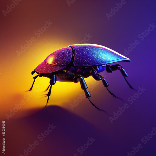 Beautiful cockroach.  Character Design. Concept Art Characters. Book Illustration. Video Game Characters. Serious Digital Painting. CG Artwork .  © info@nextmars.com