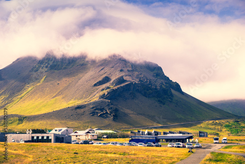 Mountains in Iceland, Arnarstapi - HDR photograph