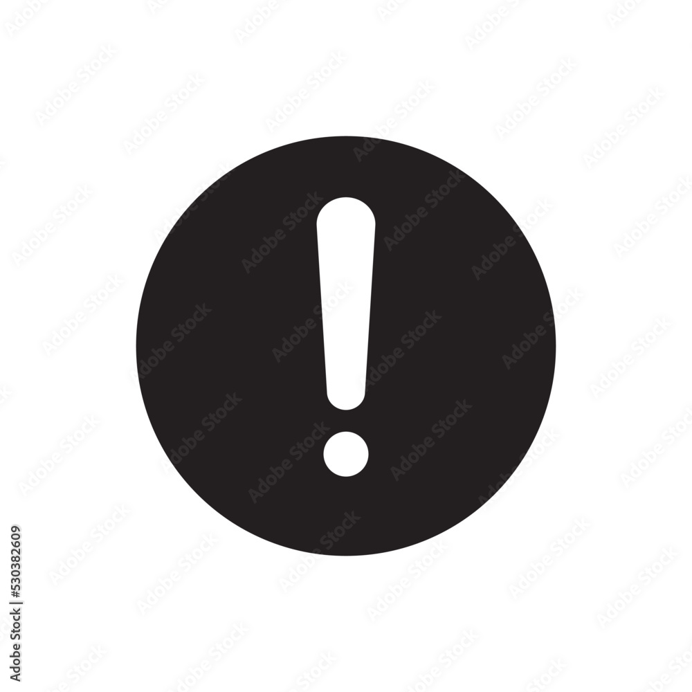 Attention Sign Icon Vector Illustration Attention Sign Icon Vector Illustration