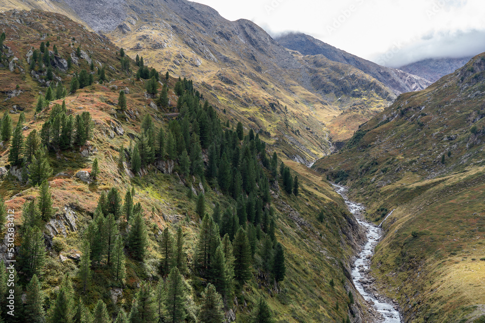 Ötztal im Sommer September