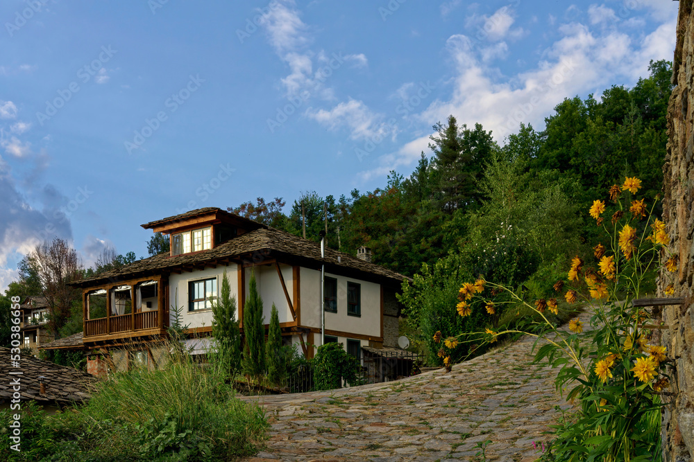 old house in the mountains