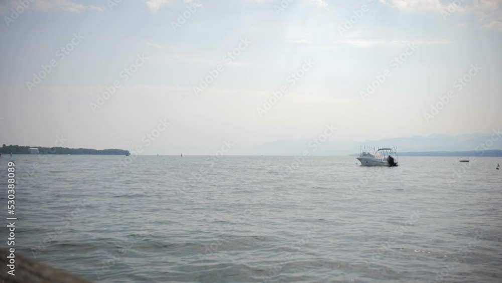Lake Leman view at Nyon, Switzerland Lake Leman view at Nyon, Switzerland
