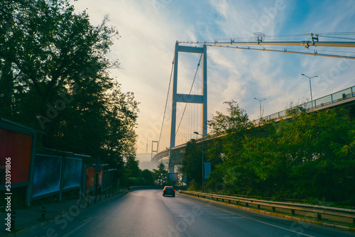 Photography bridge in the morning