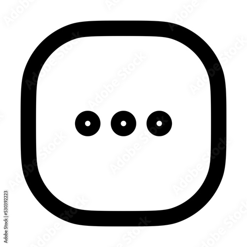 more icon, vector interface