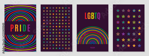 Sign pride lgbt symbol rainbow. illustration vector purple