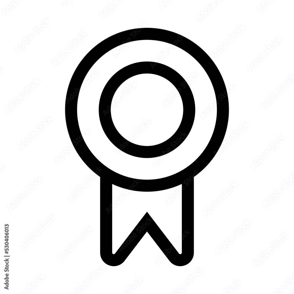 Simple badge. Medal and award. Vector. Simple badge. Medal and award. Vector.