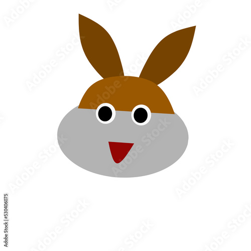 rabbit head vector illustration © Rahmad