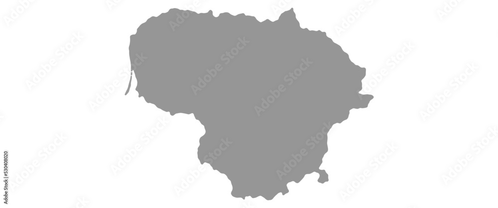 Map Lithuania vector background. Isolated country texture