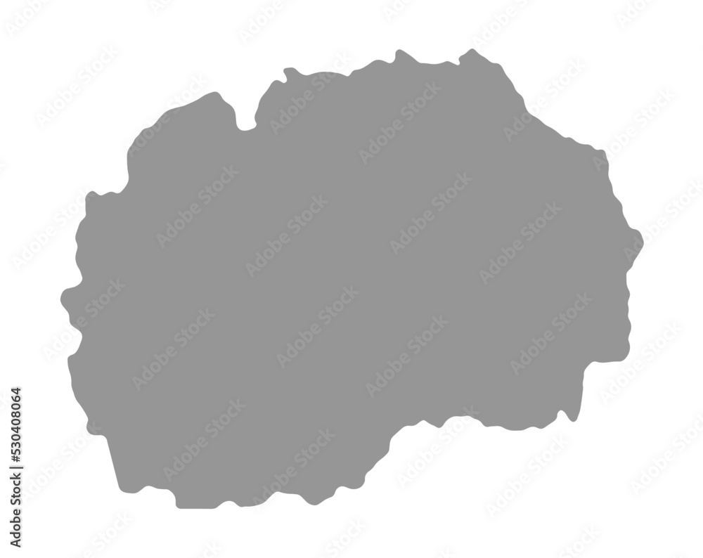 Map North Macedonia vector background. Isolated country texture