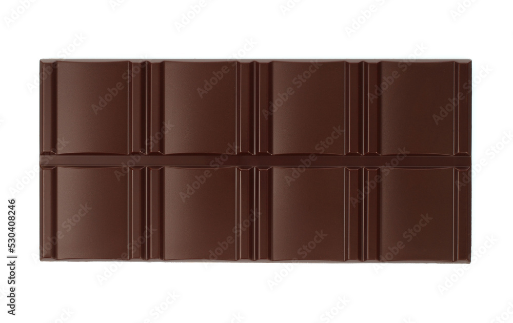 Chocolate of bar on white background Chocolate of bar on white background