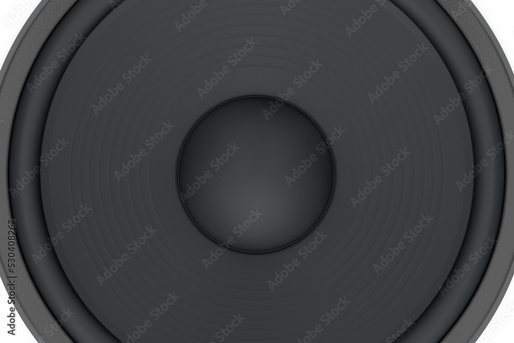 Hi-fi speakers with loudspeakers for sound recording studio on white background. Hi-fi speakers with loudspeakers for sound recording studio on white background.