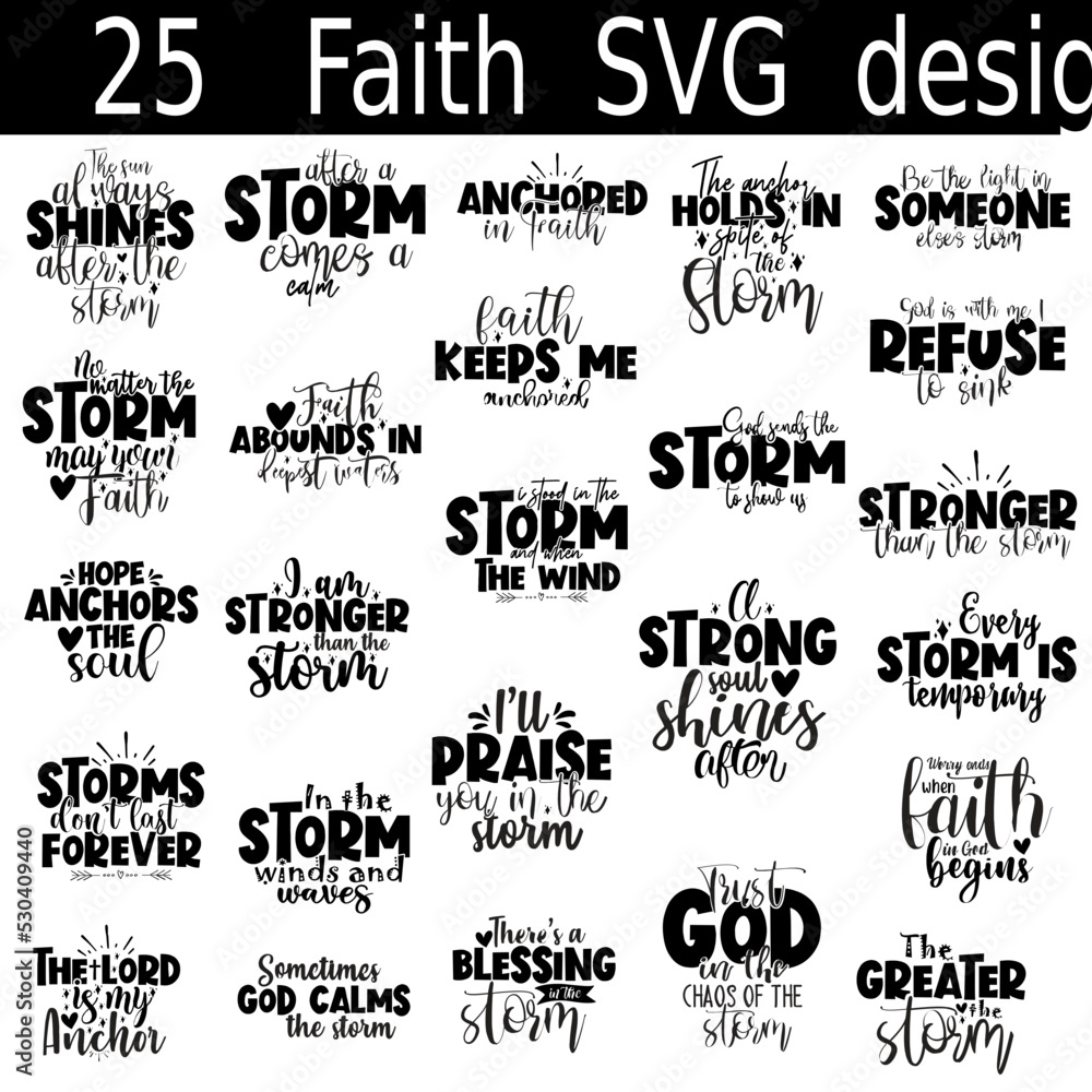 Faith SVG Bundle, Christian SVG