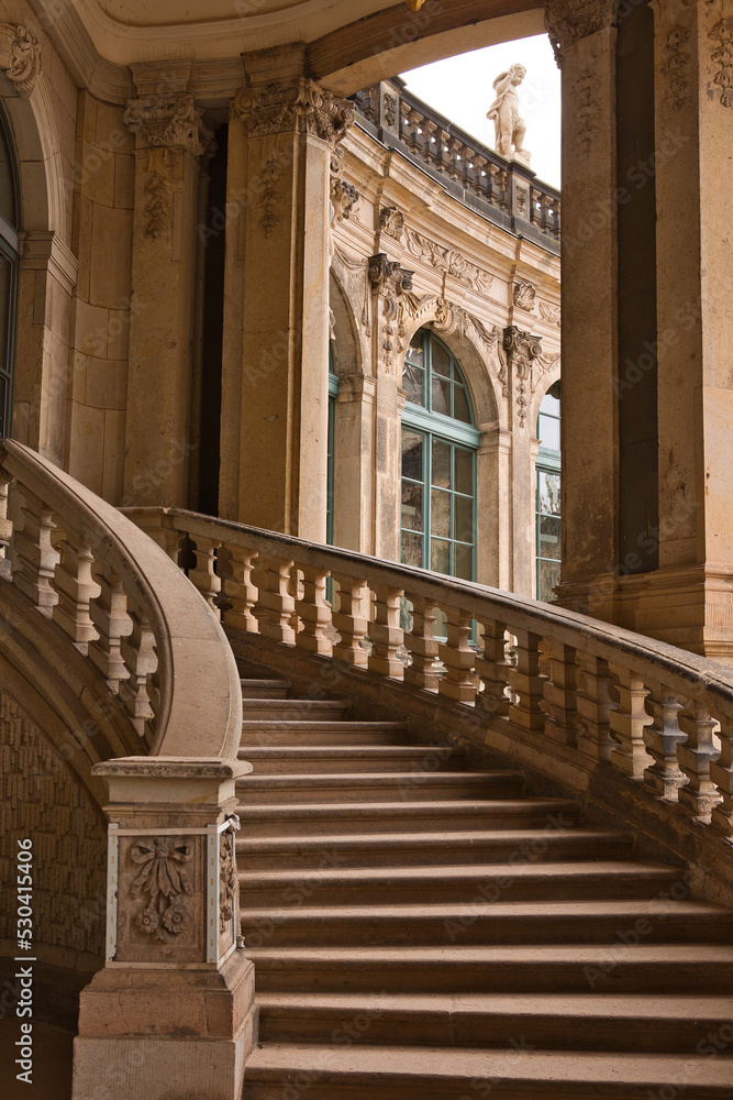 Fototapeta premium stairway of the zwinger of dresden